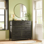 Chest of Drawers Dresser for Bedroom with 9