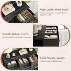 Chest of Drawers Dresser for Bedroom with 9