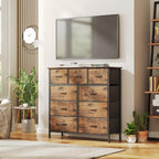 Chest of Drawers Dresser for Bedroom with 9
