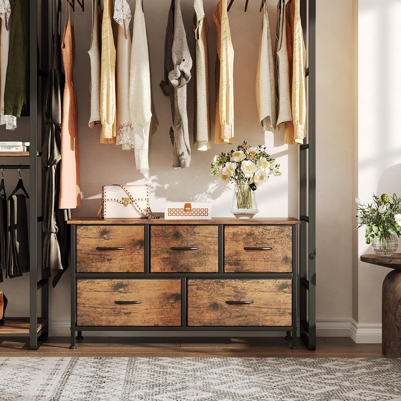 Chest of Drawers Dresser for Bedroom with 9
