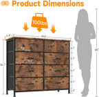 Chest of Drawers Fabric Dresser for Bedroom