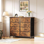 Chest of Drawers Fabric Dresser for Bedroom