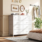 Chest of Drawers Fabric Dresser for Bedroom