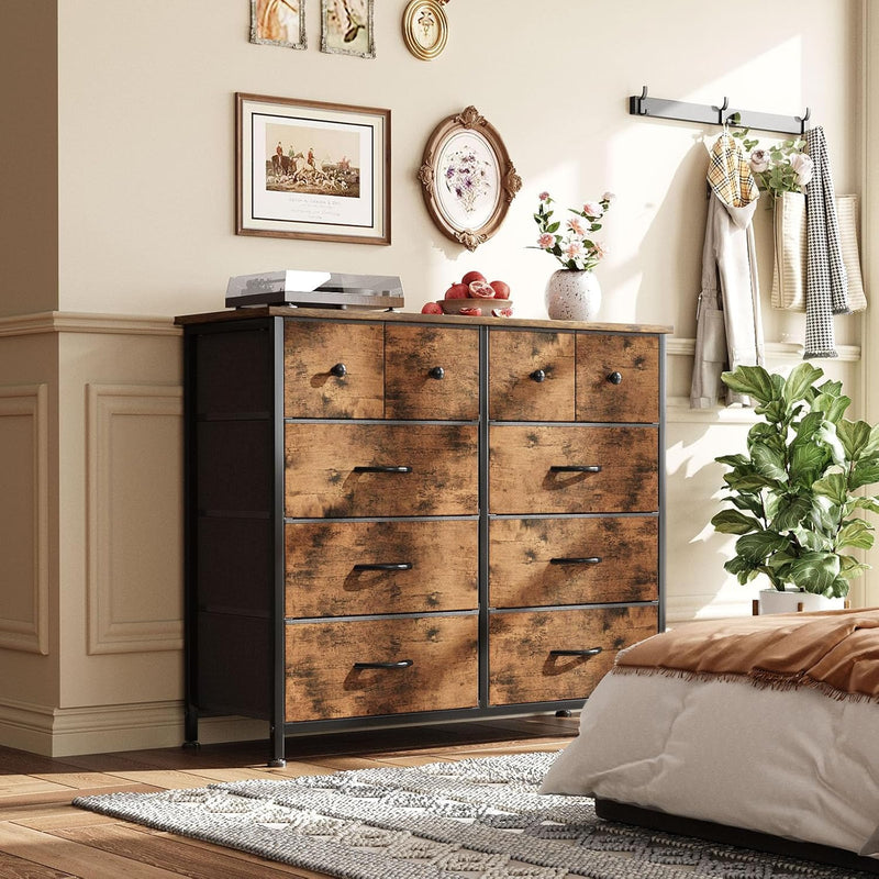 Chest of Drawers Fabric Dresser for Bedroom