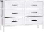 Chest of Drawers Fabric Storage 6 Unit