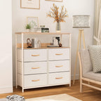 Chest of Drawers Fabric Storage 6 Unit
