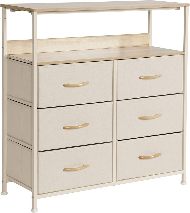 Chest of Drawers Bedroom Furniture with 6 Storage