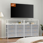 Chest of Drawers Fabric Storage 6 Unit