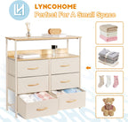 Chest of Drawers Fabric Storage 6 Unit