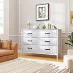 Chest of Drawers Fabric Storage 6 Unit