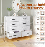 Chest of Drawers Fabric Storage 6 Unit