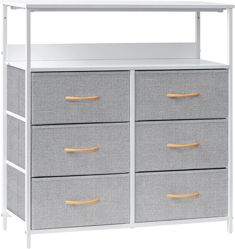 Chest of Drawers Bedroom Furniture with 6 Storage