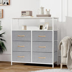 Chest of Drawers Fabric Storage 6 Unit