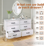 Chest of Drawers Fabric Storage 6 Unit