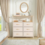 Chest of Drawers Fabric Storage 6 Unit