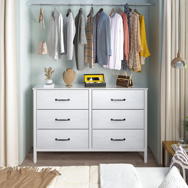 Chest of Drawers Bedroom Furniture with 6 Storage