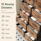 Chest of Drawers for Bedroom 10 Drawer