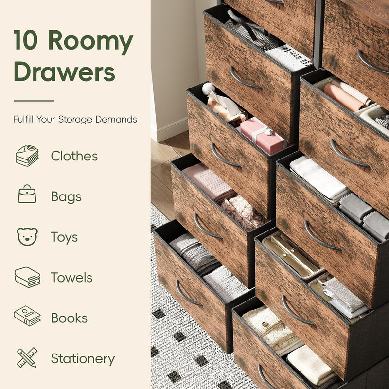 Chest of Drawers for Bedroom 10 Drawer