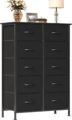 Chest of Drawers for Bedroom 10 Drawer Fabric