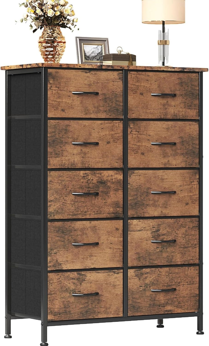 Chest of Drawers for Bedroom 10 Drawer Tall