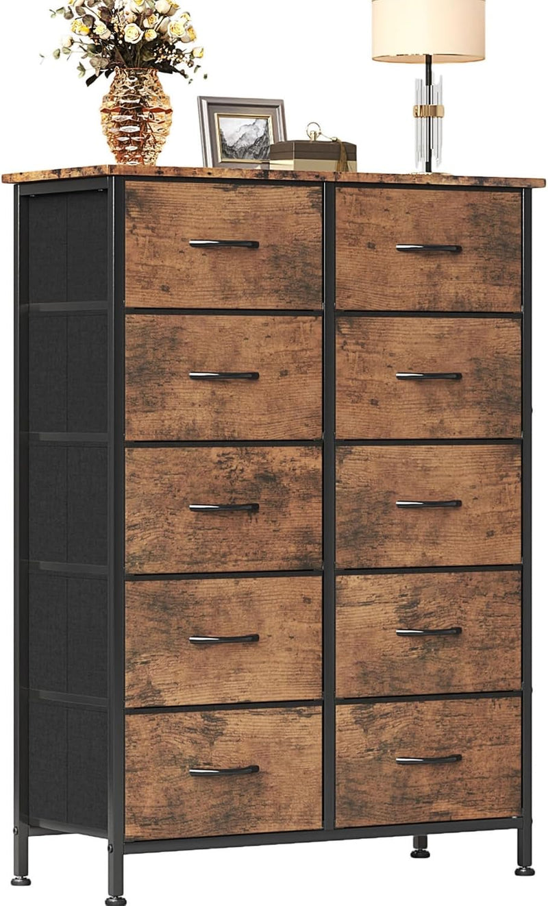 Chest of Drawers for Bedroom 10 Drawer Tall