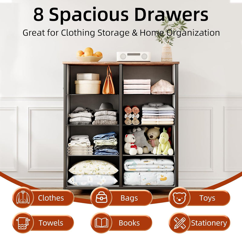 Chest of Drawers for Bedroom 10 Drawer Tall