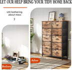 Chest of Drawers for Bedroom 10 Drawer Tall