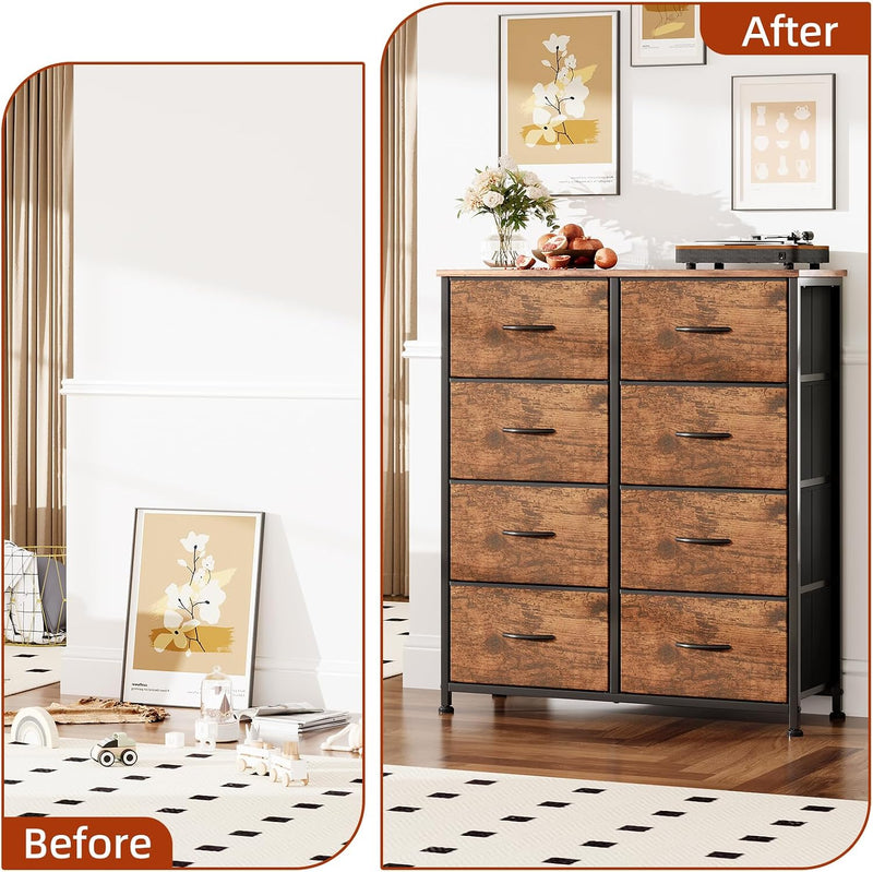 Chest of Drawers for Bedroom 10 Drawer Tall