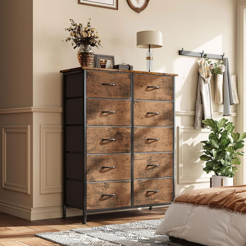 Chest of Drawers for Bedroom 10 Drawer Tall