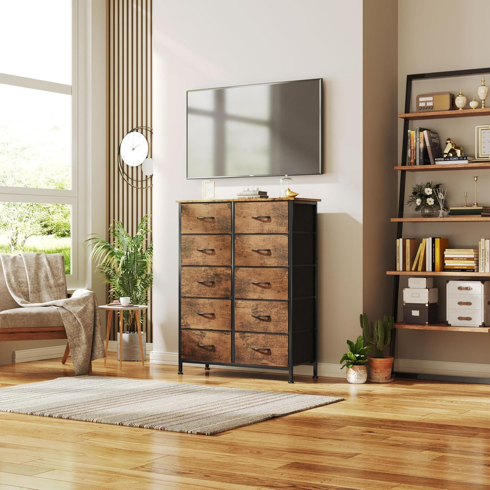 Chest of Drawers for Bedroom 10 Drawer Tall
