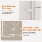 Chest of Drawers for Bedroom 10 Fabric Tall