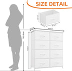 Chest of Drawers for Bedroom 10 Fabric Tall