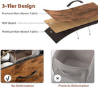 Chest of Drawers for Bedroom 9 Fabric Tall