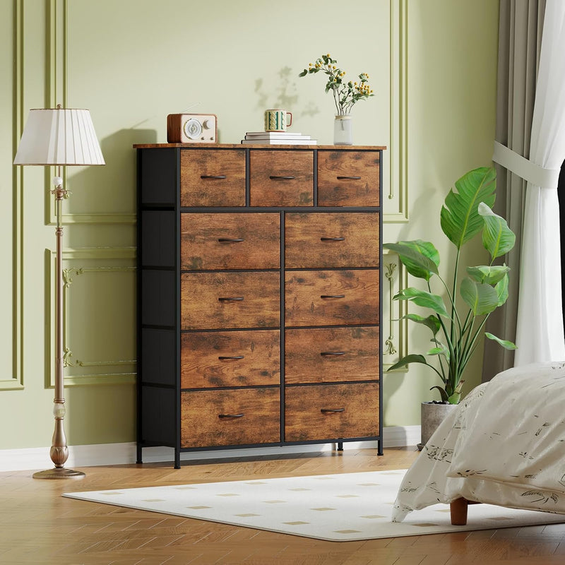 Chest of Drawers for Bedroom 9 Fabric Tall
