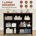 Chest of Drawers for Bedroom 9 Fabric Tall