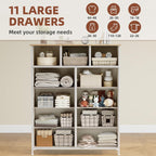 Chest of Drawers for Bedroom 9 Fabric Tall