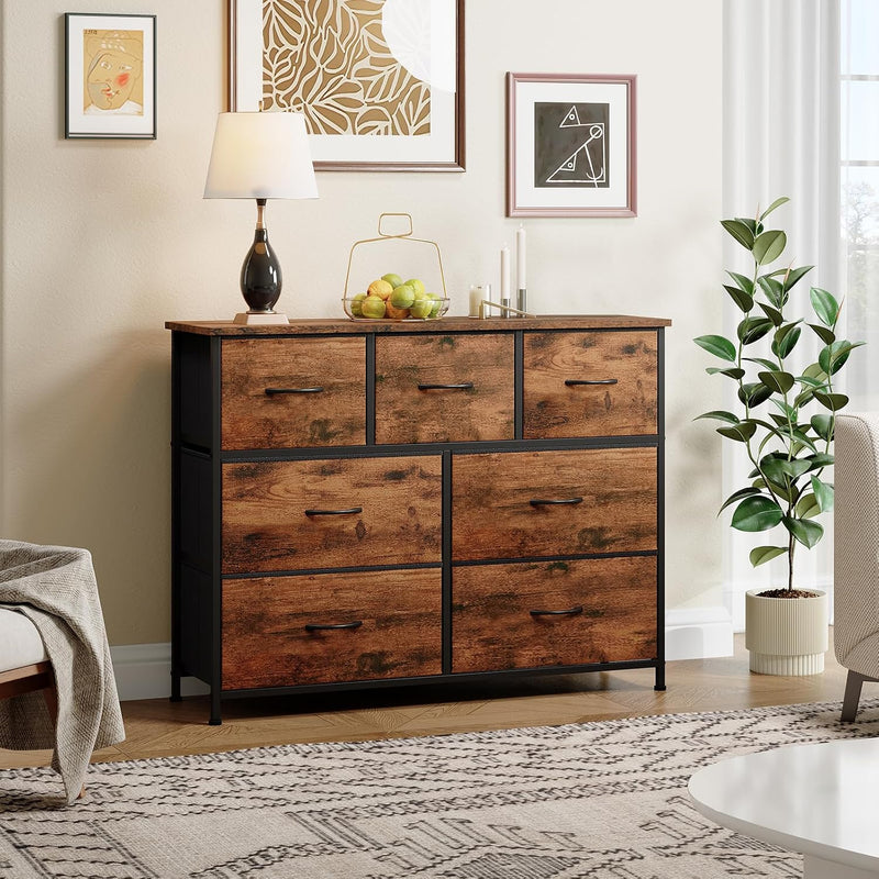 Chest of Drawers for Bedroom 9 Fabric Tall