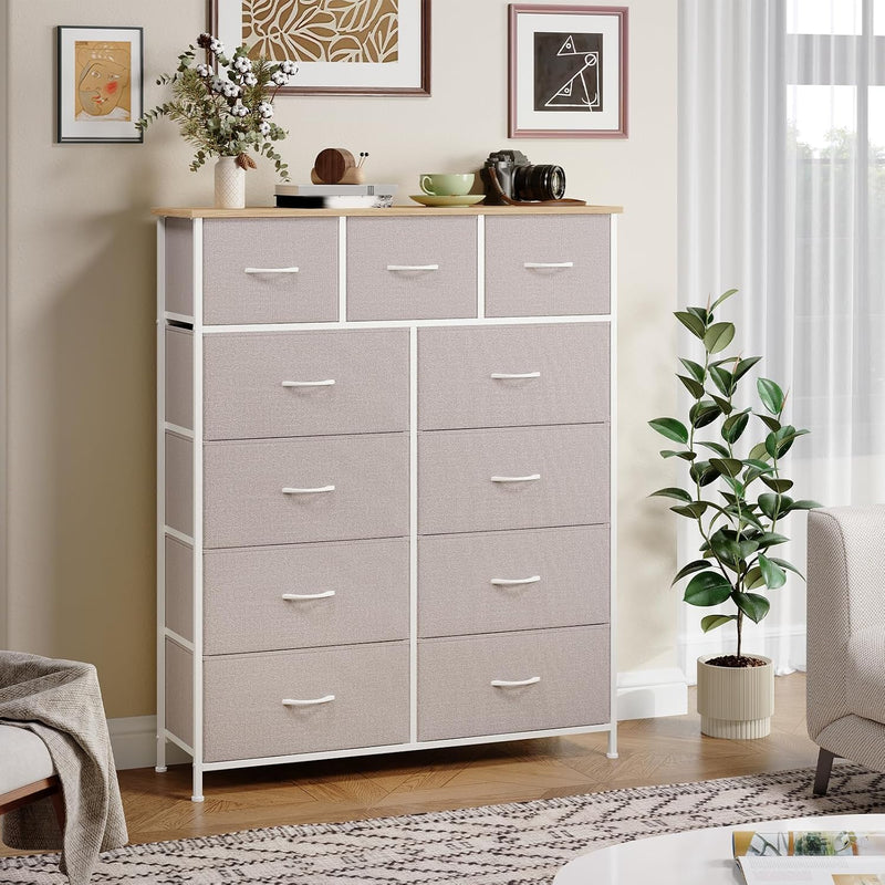 Chest of Drawers for Bedroom 9 Fabric Tall