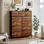 Chest of Drawers for Bedroom 9 Fabric Tall