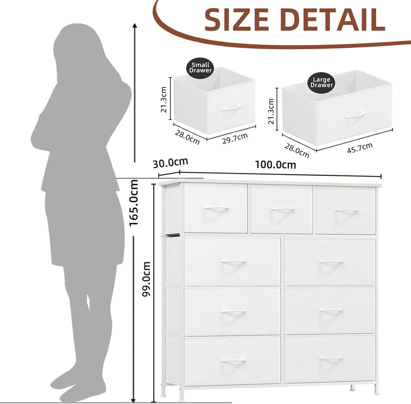 Chest of Drawers for Bedroom 7 Fabric