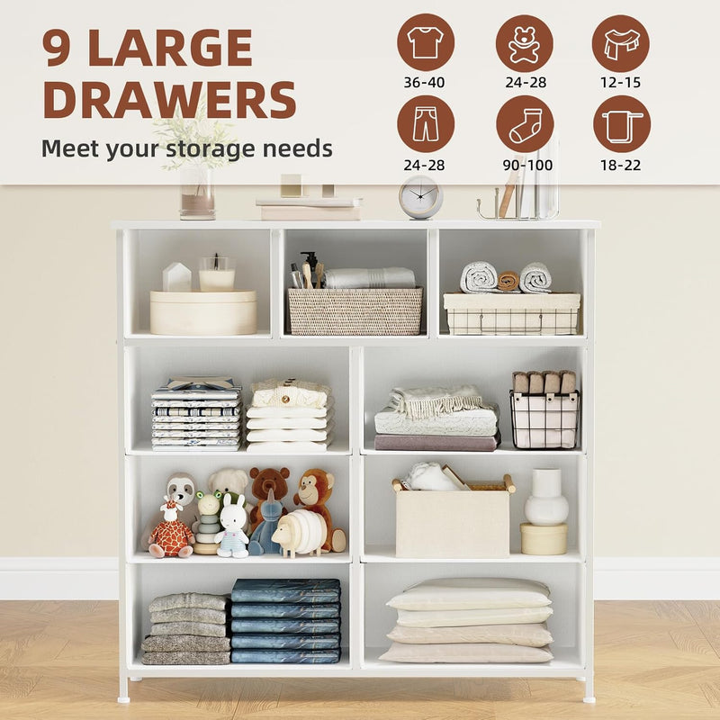 Chest of Drawers for Bedroom 7 Fabric