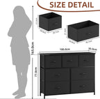 Chest of Drawers for Bedroom 9 Fabric