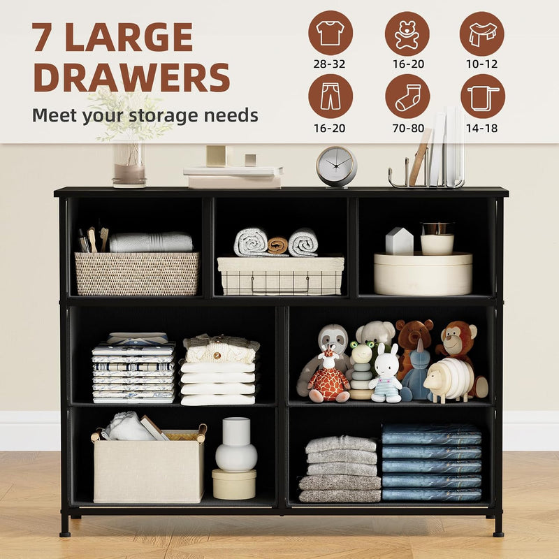 Chest of Drawers for Bedroom 9 Fabric