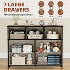 Chest of Drawers for Bedroom 9 Fabric Tall