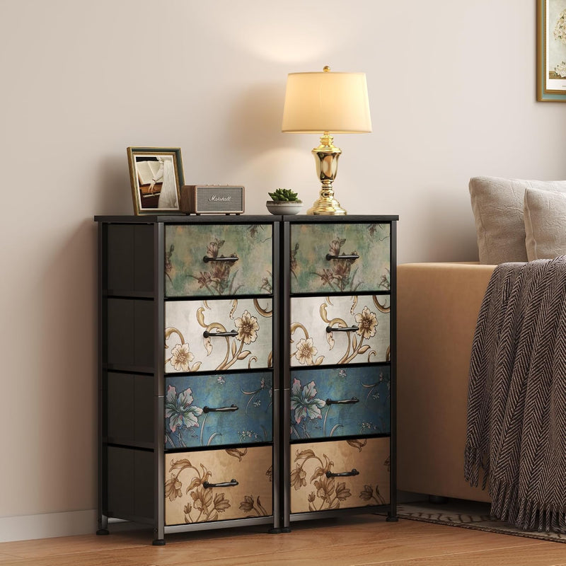 Chest of Drawers for Bedroom Fabric with 4