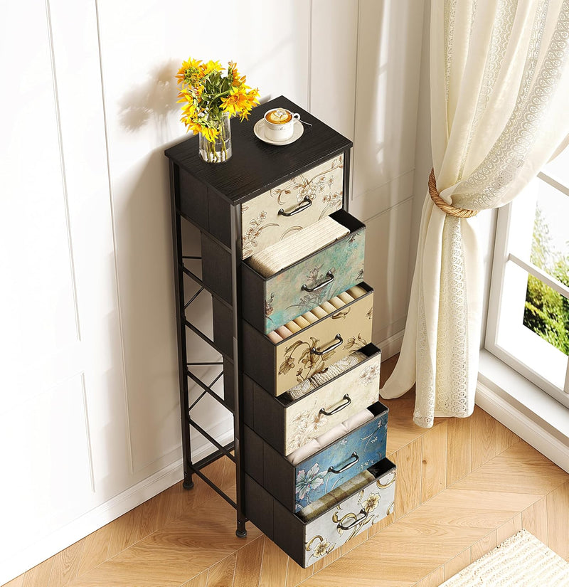Chest of Drawers for Bedroom Fabric with 6