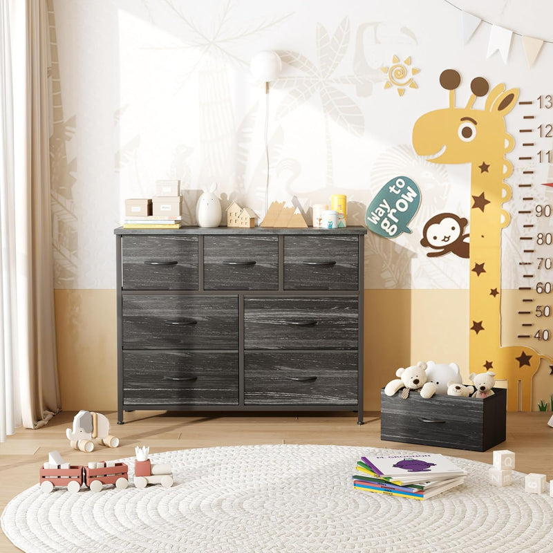 Chest of Drawers for Bedroom with 7 Fabric