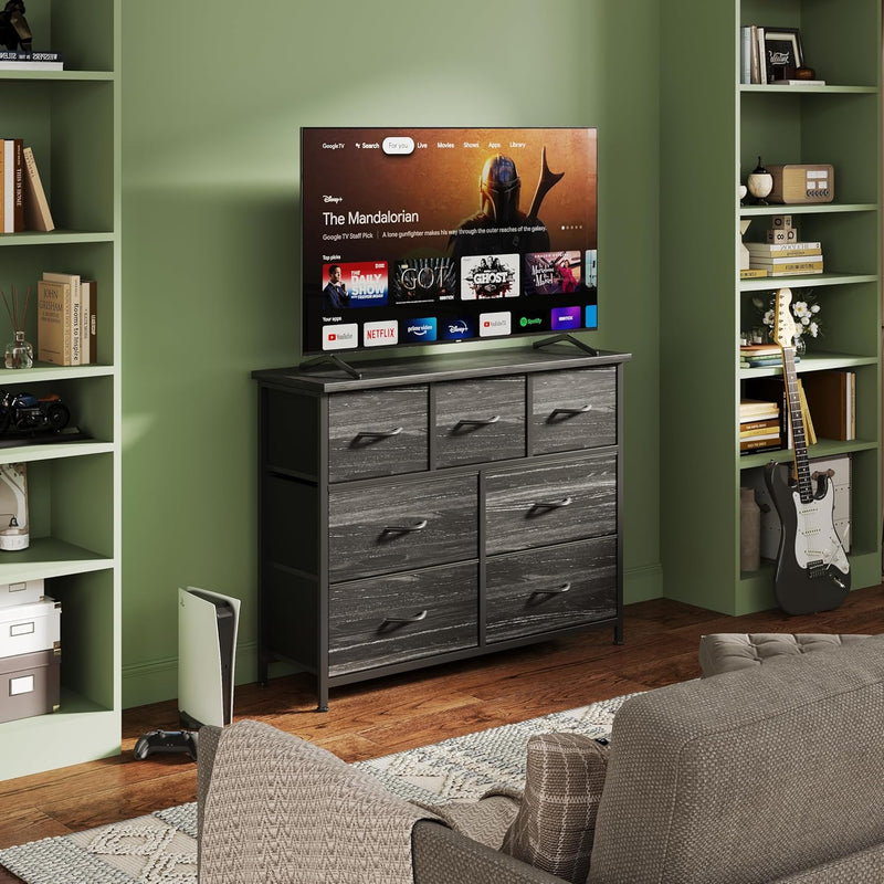 Chest of Drawers for Bedroom with 7 Fabric