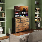Chest of Drawers for Bedroom with 7 Fabric