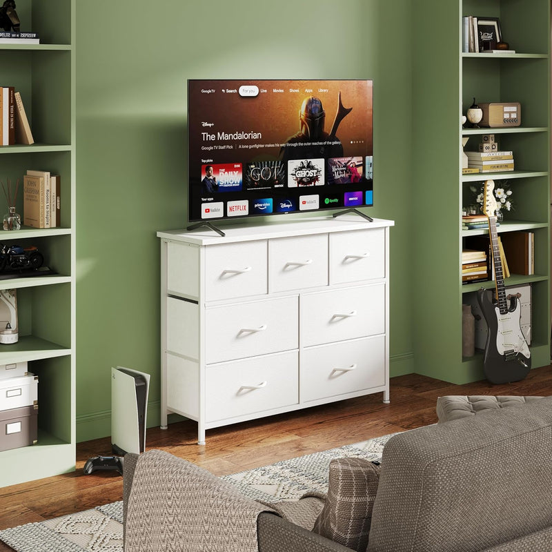 Chest of Drawers for Bedroom with 7 Fabric
